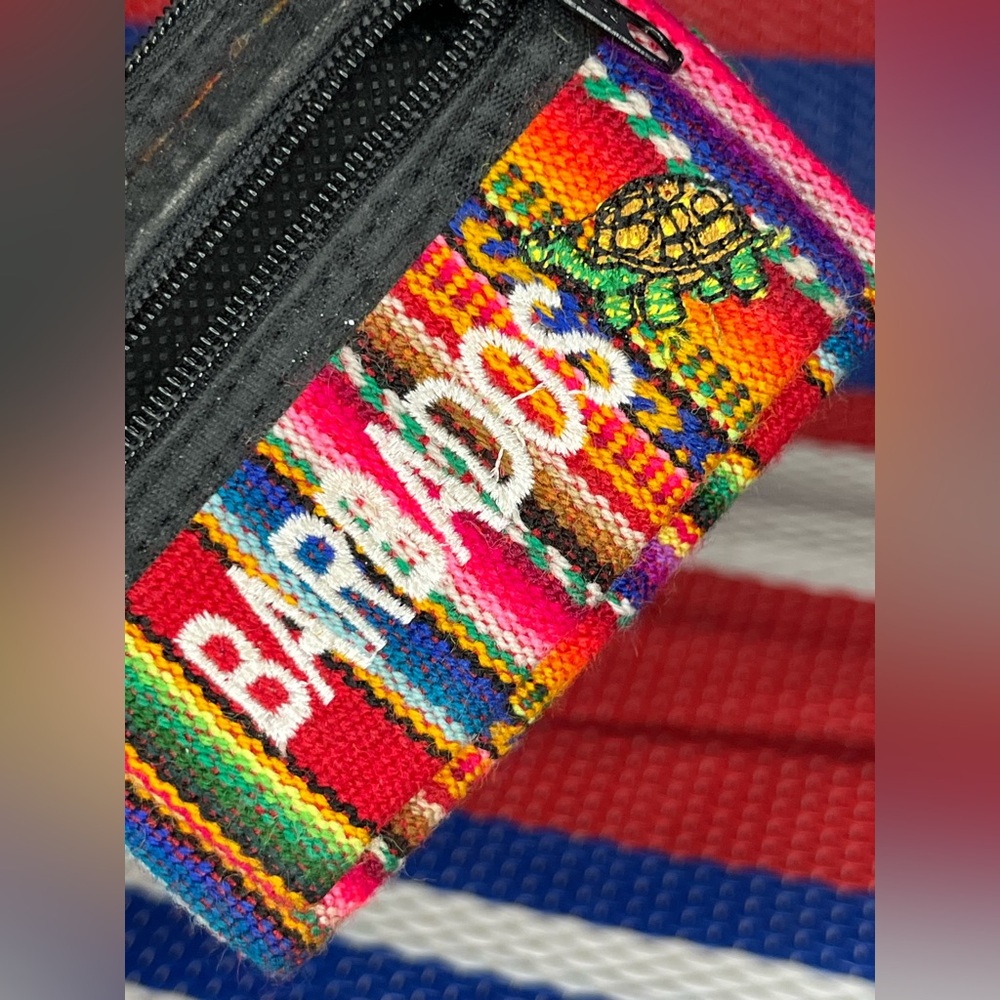 ✨🥳 Colorful Barbados Key & Card Holder - Coin Holder - Souvenir - Collectible